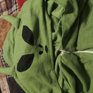They are amongst us! Adult large home made alien onesie